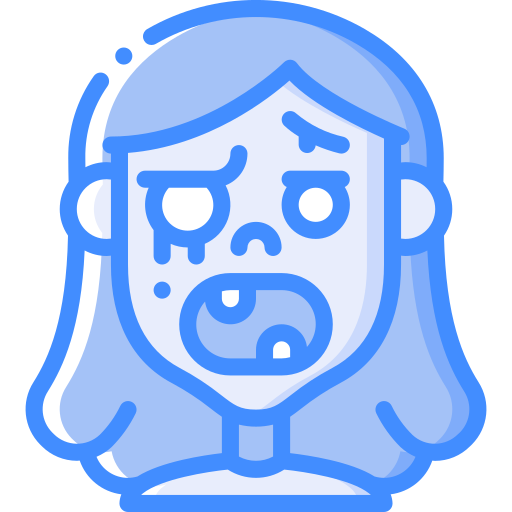 좀비 Basic Miscellany Blue icon