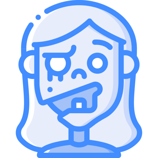 Zombie Basic Miscellany Blue icon