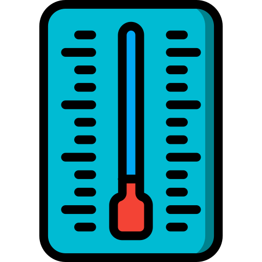 termometro Basic Miscellany Lineal Color icona