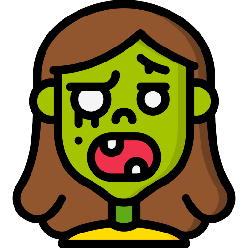 zombie Basic Miscellany Lineal Color icon