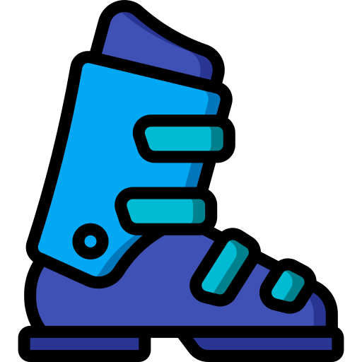 Ski boots Basic Miscellany Lineal Color icon