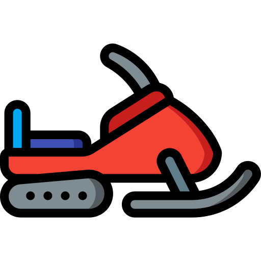 Snowmobile Basic Miscellany Lineal Color icon