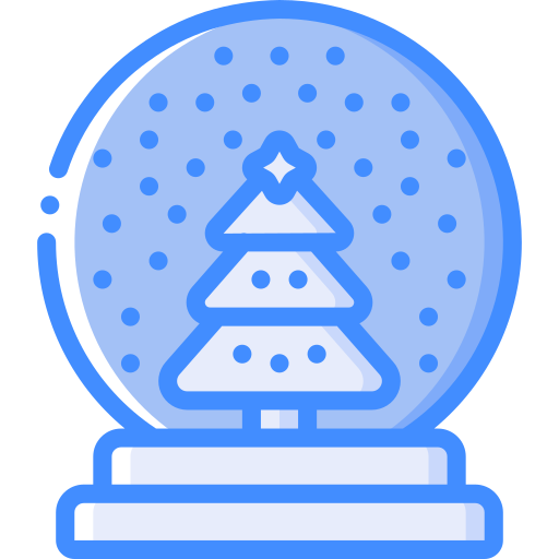 globo di neve Basic Miscellany Blue icona