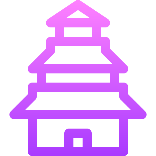 hatsumode Basic Gradient Lineal color ikona