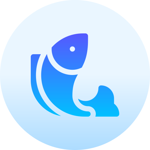 魚 Basic Gradient Circular icon
