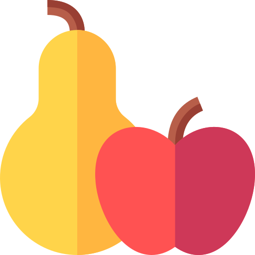 fruta Basic Straight Flat Ícone