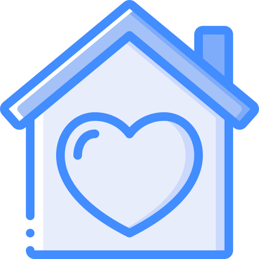 House Basic Miscellany Blue icon