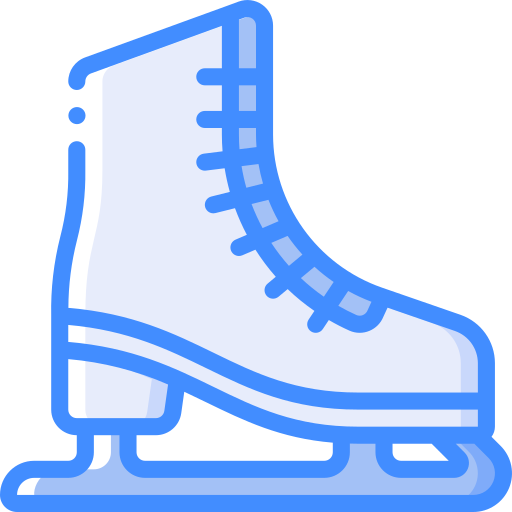 patinaje sobre hielo Basic Miscellany Blue icono