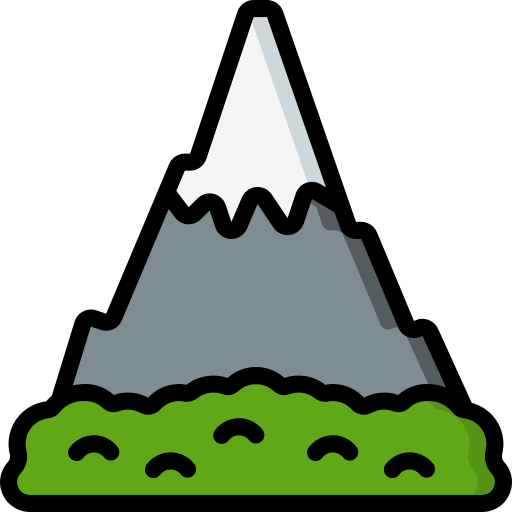 山 Basic Miscellany Lineal Color icon