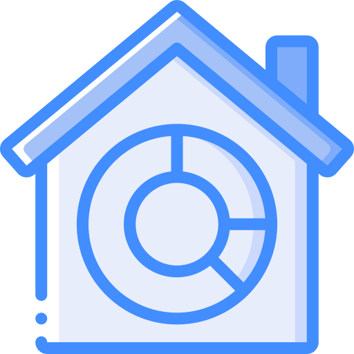 maison Basic Miscellany Blue Icône