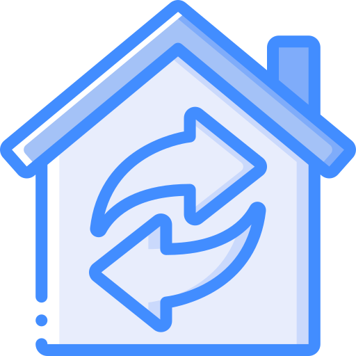House Basic Miscellany Blue icon
