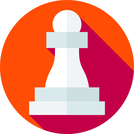 Pawn Flat Circular Flat icon