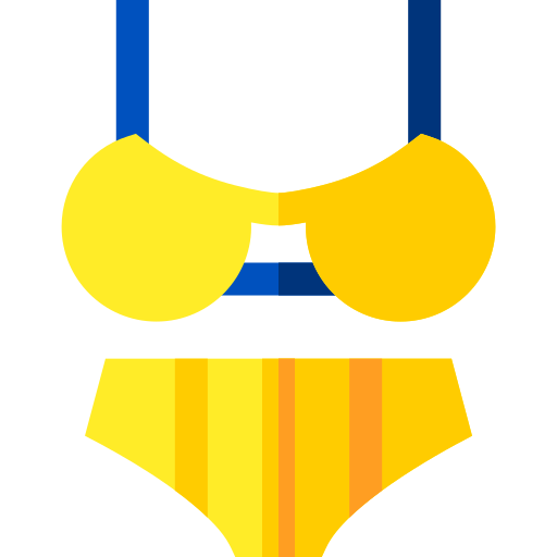 bikini Basic Straight Flat icona