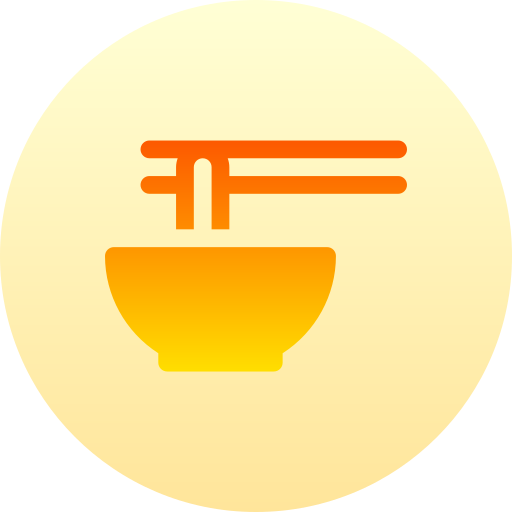 fideos Basic Gradient Circular icono