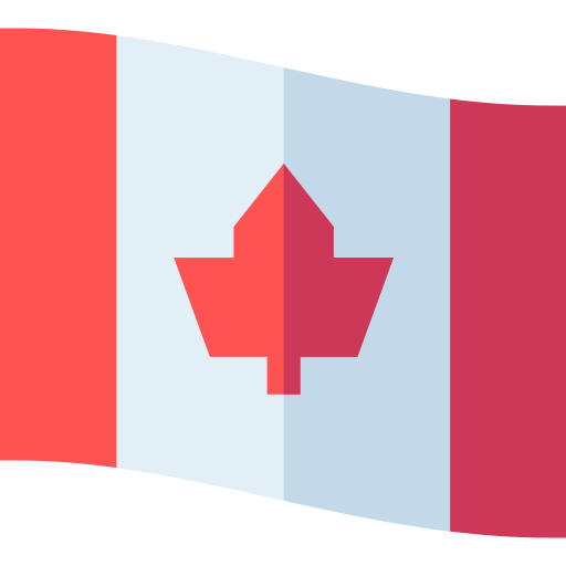 canada Basic Straight Flat Icône