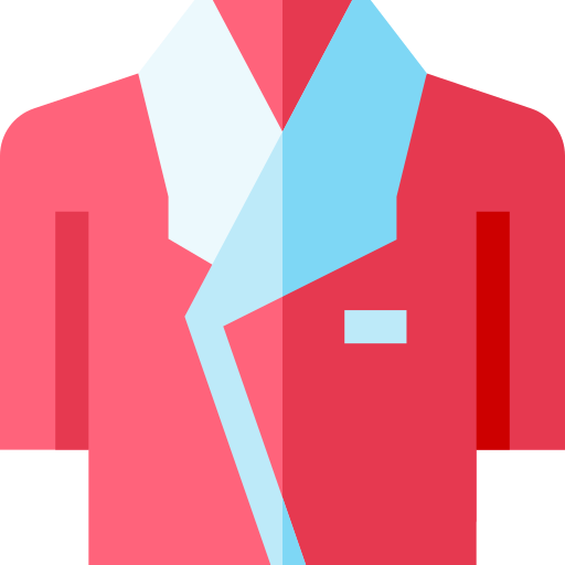giacca di pelle Basic Straight Flat icona