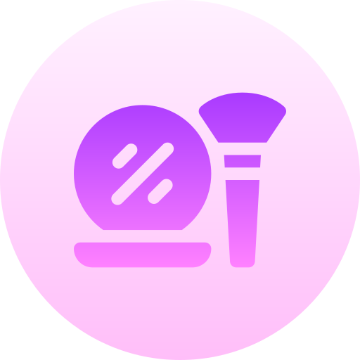blush borstel Basic Gradient Circular icoon