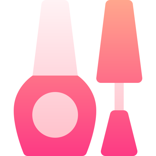 Nail polish Basic Gradient Gradient icon