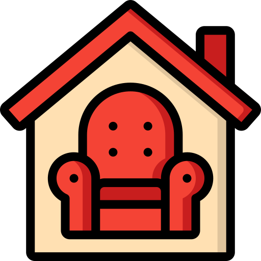 House Basic Miscellany Lineal Color icon