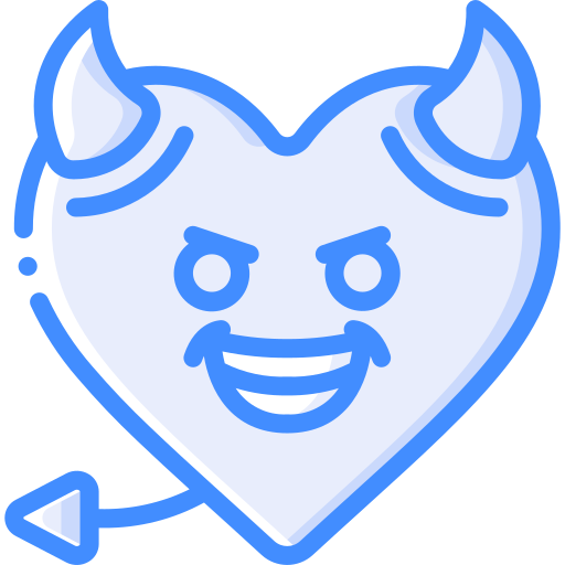 Heart Basic Miscellany Blue icon