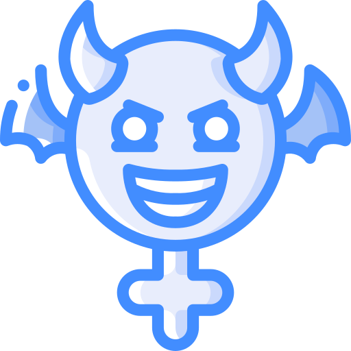 Devil Basic Miscellany Blue icon
