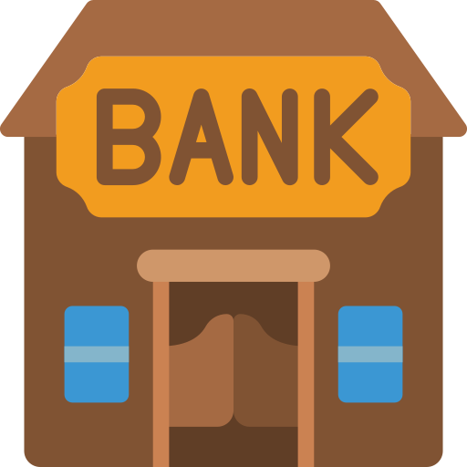 bank Basic Miscellany Flat icoon