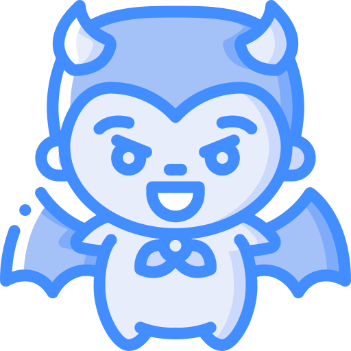 Devil Basic Miscellany Blue icon