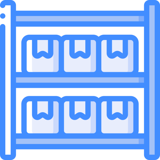 Shelf Basic Miscellany Blue icon