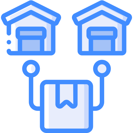 Distribution Basic Miscellany Blue icon