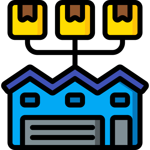 Warehouse Basic Miscellany Lineal Color icon
