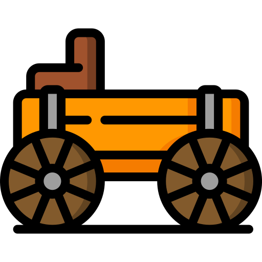 Wagon Basic Miscellany Lineal Color icon