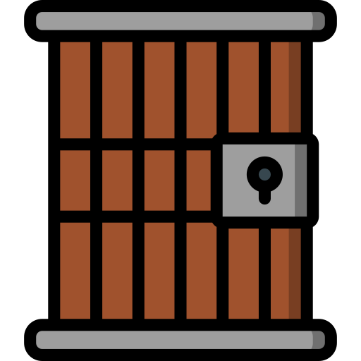 Jail Basic Miscellany Lineal Color icon