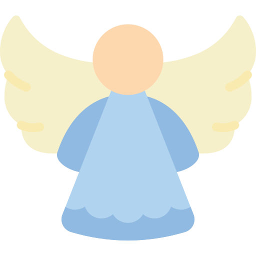 Angel Basic Miscellany Flat icon