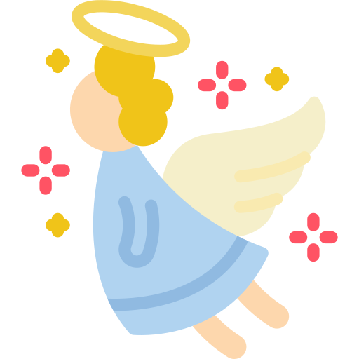 Angel Basic Miscellany Flat icon