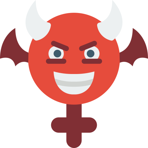Devil Basic Miscellany Flat icon