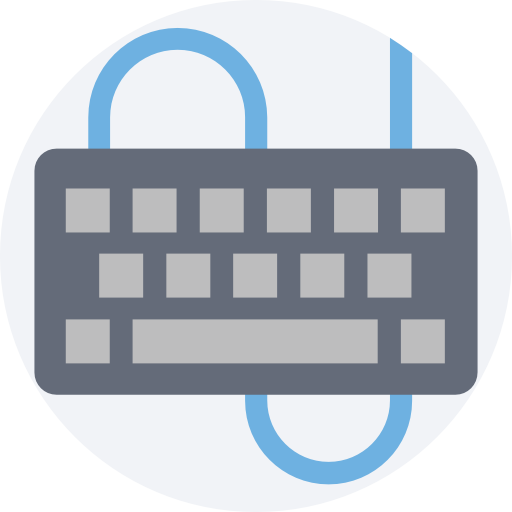 Keyboard Prosymbols Flat icon