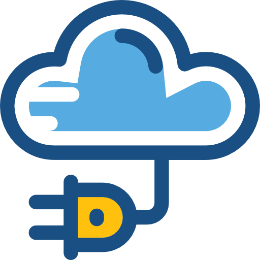 cloud computing Prosymbols Duotone Icône