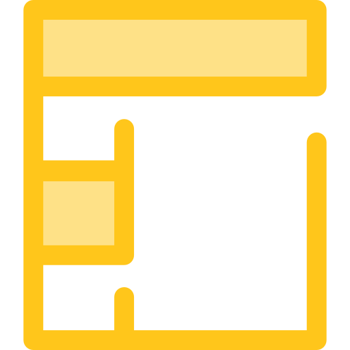 table Monochrome Yellow Icône