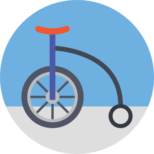 bicicleta Prosymbols Flat icono