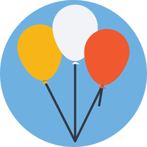 balões Prosymbols Flat Ícone