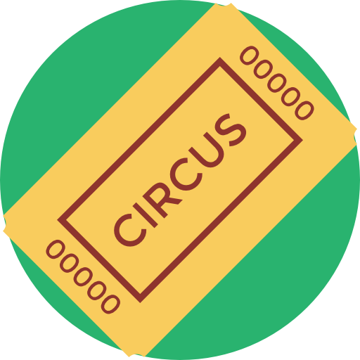 bilet Prosymbols Flat ikona