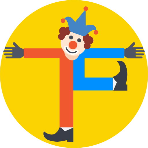 clown Prosymbols Flat icoon