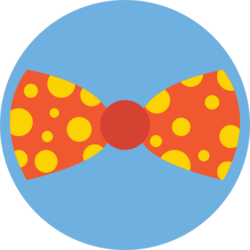 gravata-borboleta Prosymbols Flat Ícone