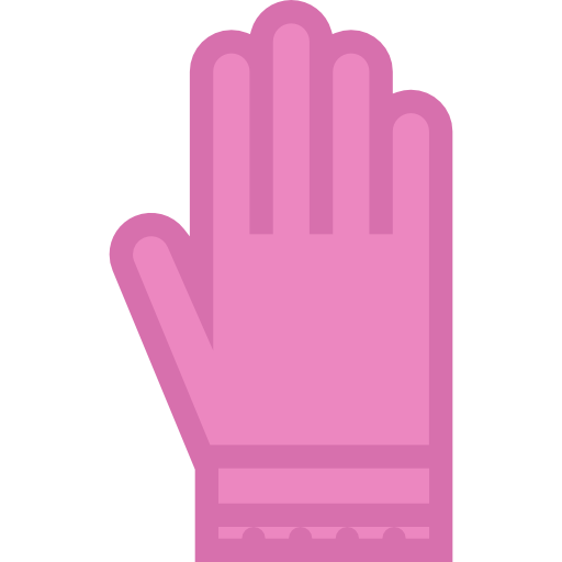 Glove Coloring Flat icon