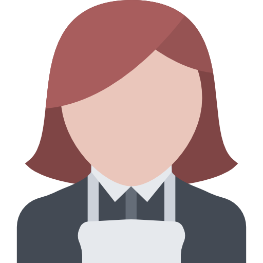 Maid Coloring Flat icon