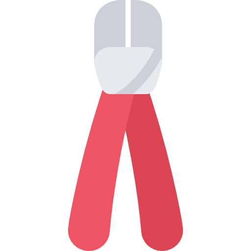 Pliers Coloring Flat icon