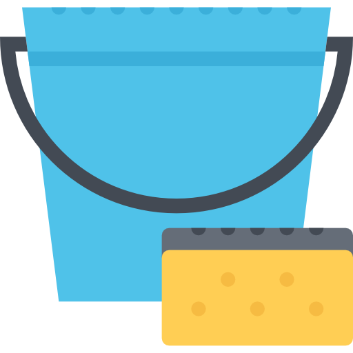 Bucket Coloring Flat icon