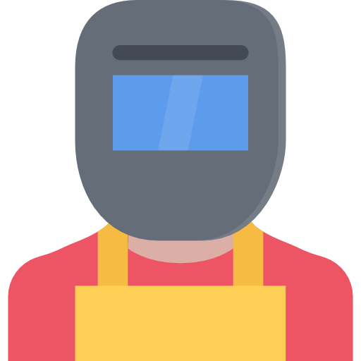Welder Coloring Flat icon