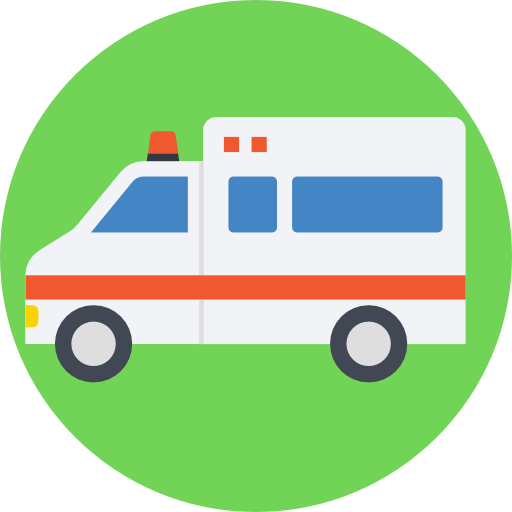 ambulância Prosymbols Flat Ícone