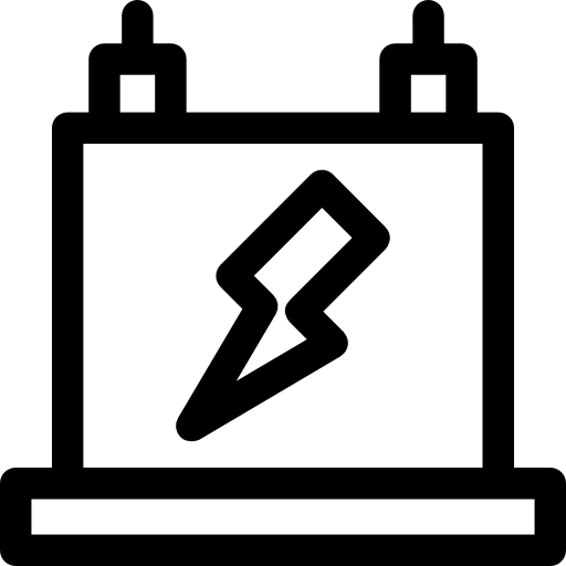 batterie Prosymbols Lineal Icône